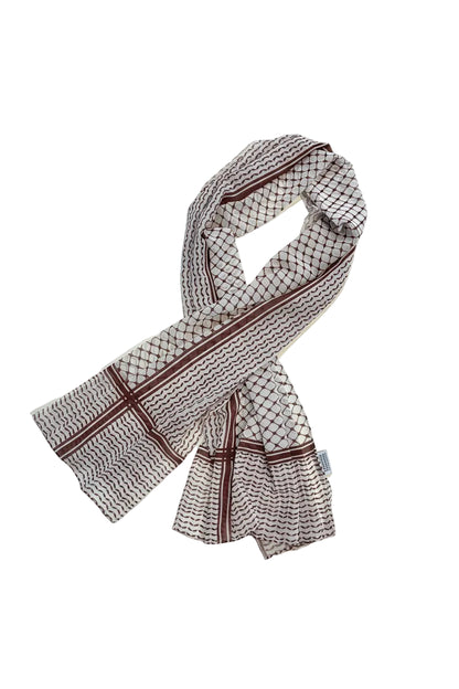 Keffiyeh Chiffon Scarf