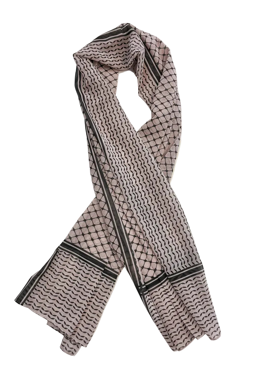 Keffiyeh Chiffon Scarf