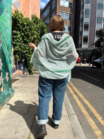 Keffiyeh Chiffon Scarf