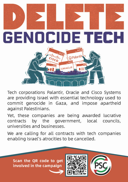Delete Genocide Tech Flyer