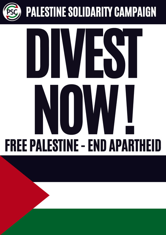 Divest Now Placard