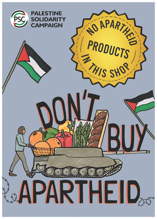 Don't Buy Apartheid Shop Print