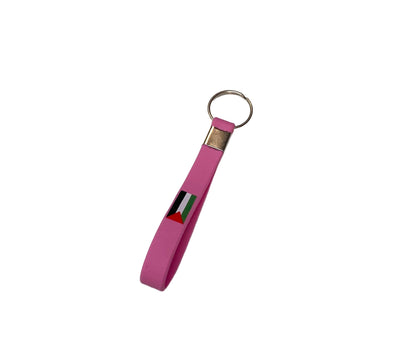 Free Palestine/Flag Rubber Keyring