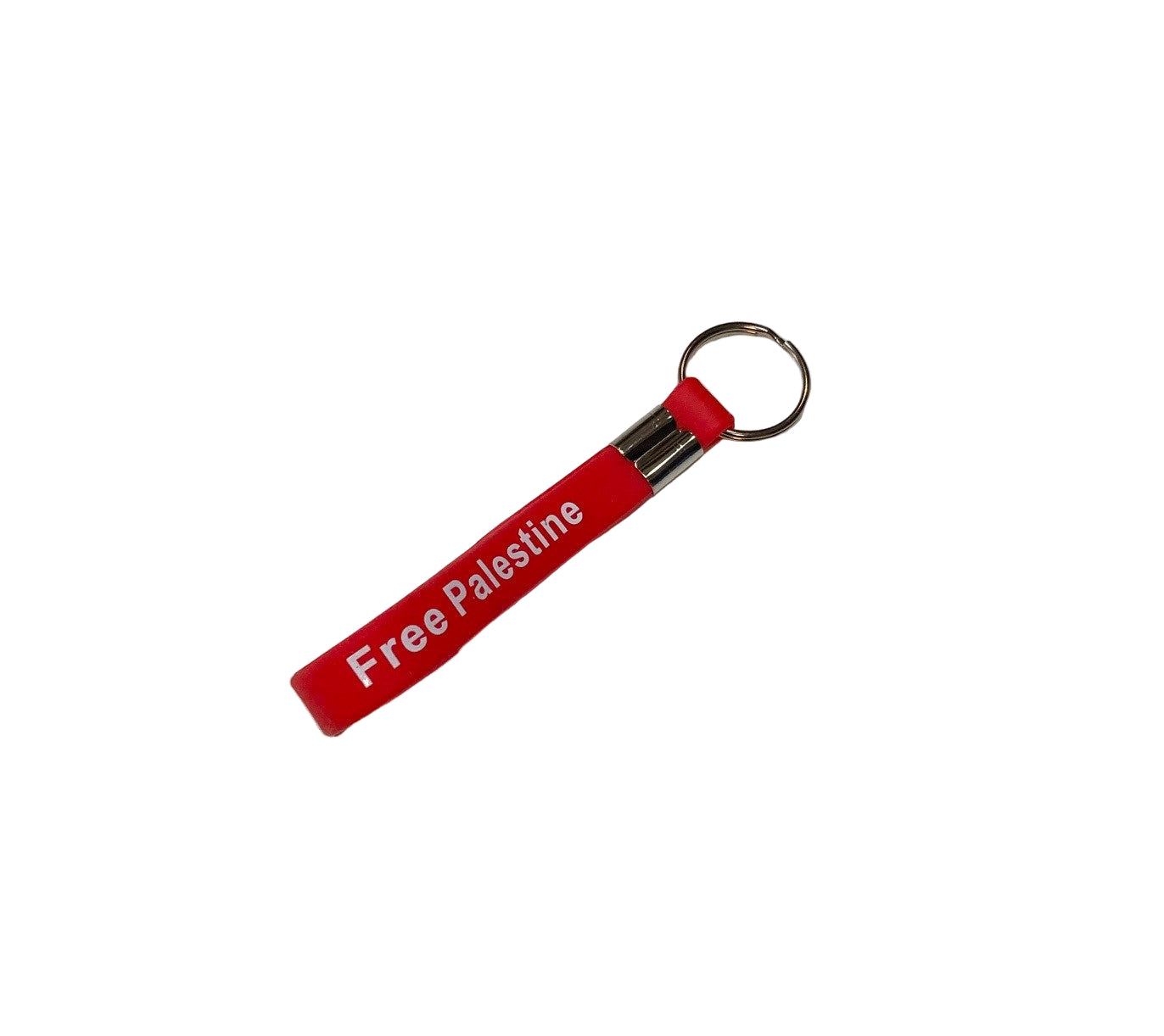 Free Palestine Rubber Keyring