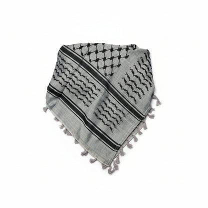 Original Hirbawi Light Grey Keffiyeh