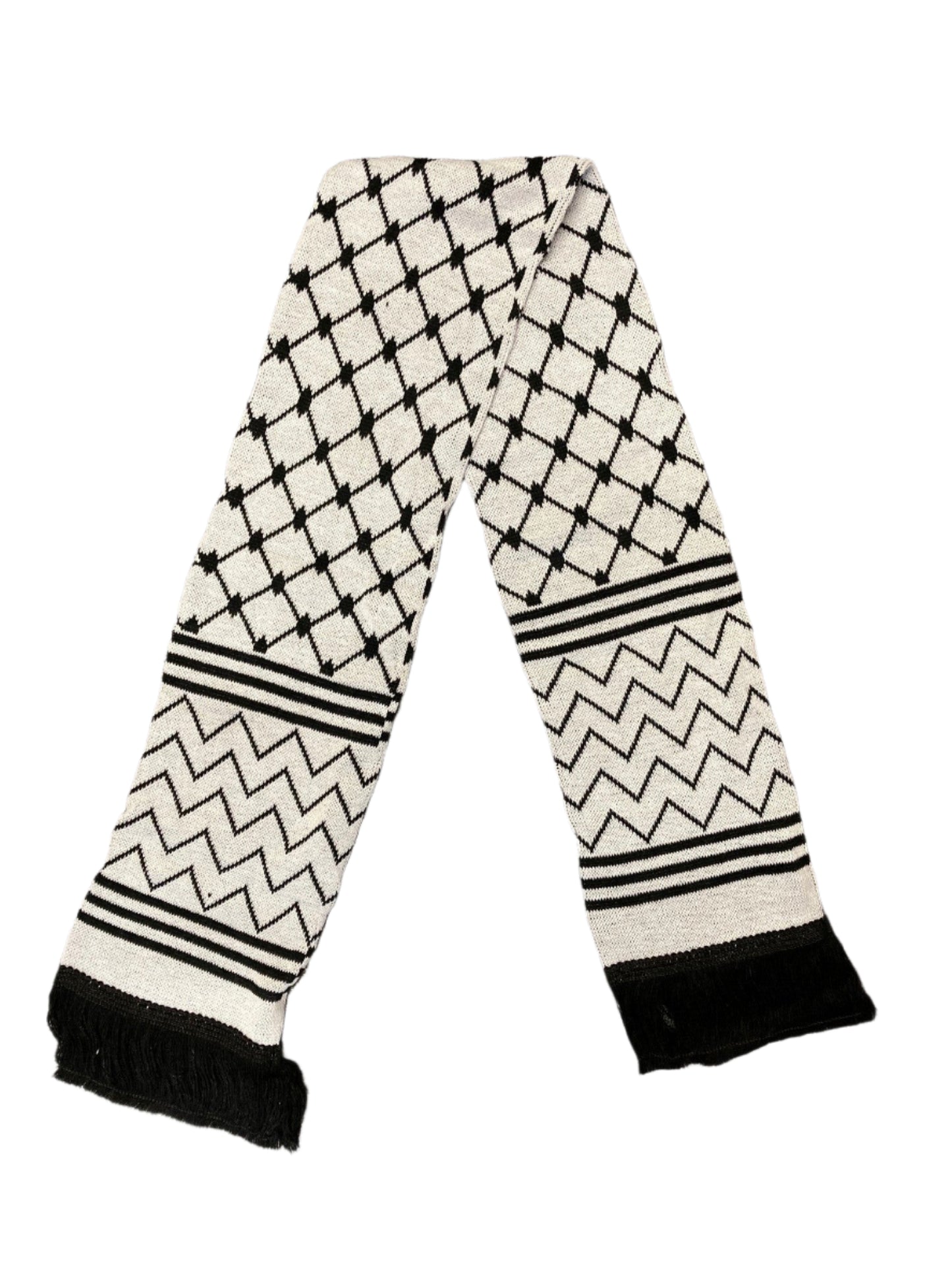 Keffiyeh Knitted Scarf