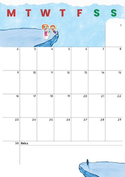 Hope & Play Calendar 2026