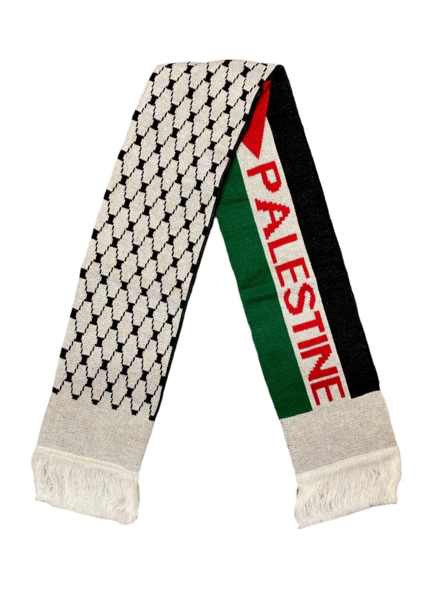 Palestine/Keffiyeh Knitted Scarf