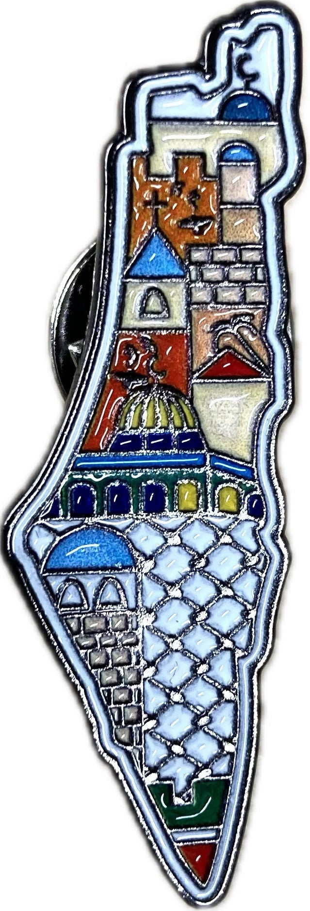 Palestine Scene Pin Badge