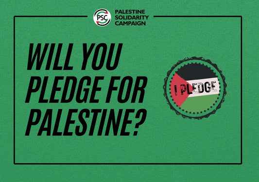 Pledge for Palestine Postcard