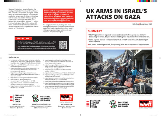 UK Arms on Israel's Attack on Gaza