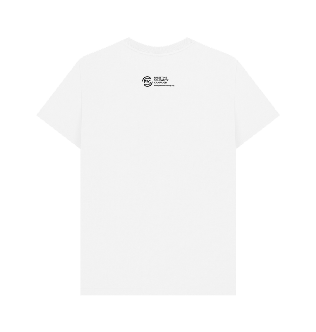 Palestine Map - T-shirt White