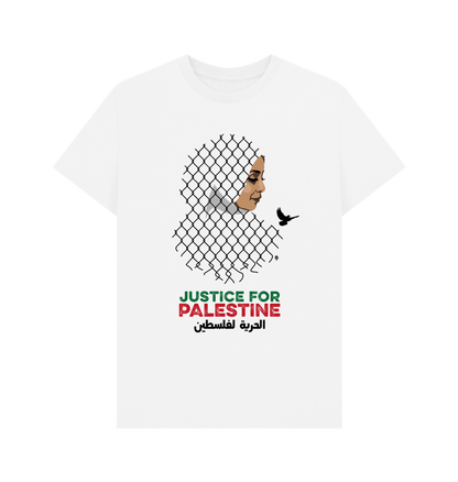 White Printed T-shirt Front