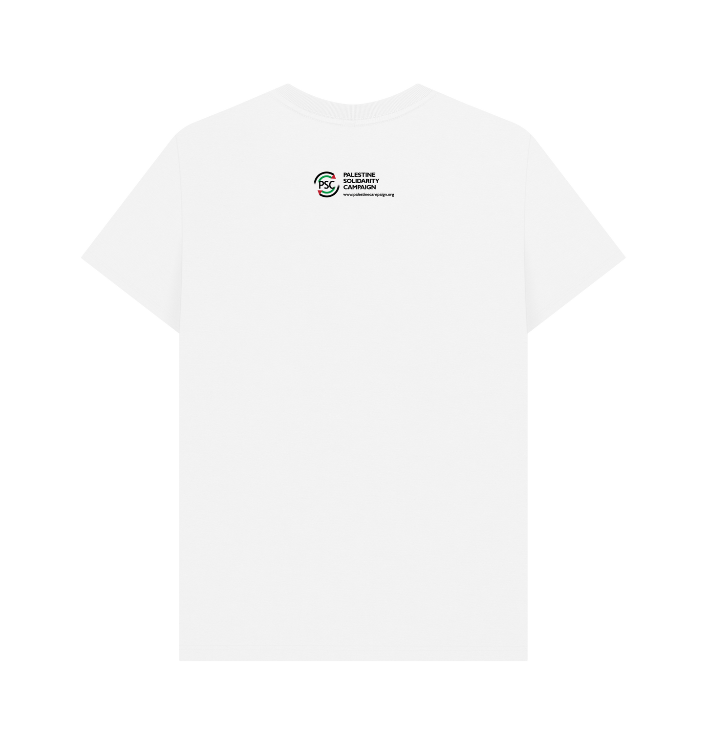 White Printed T-shirt Back