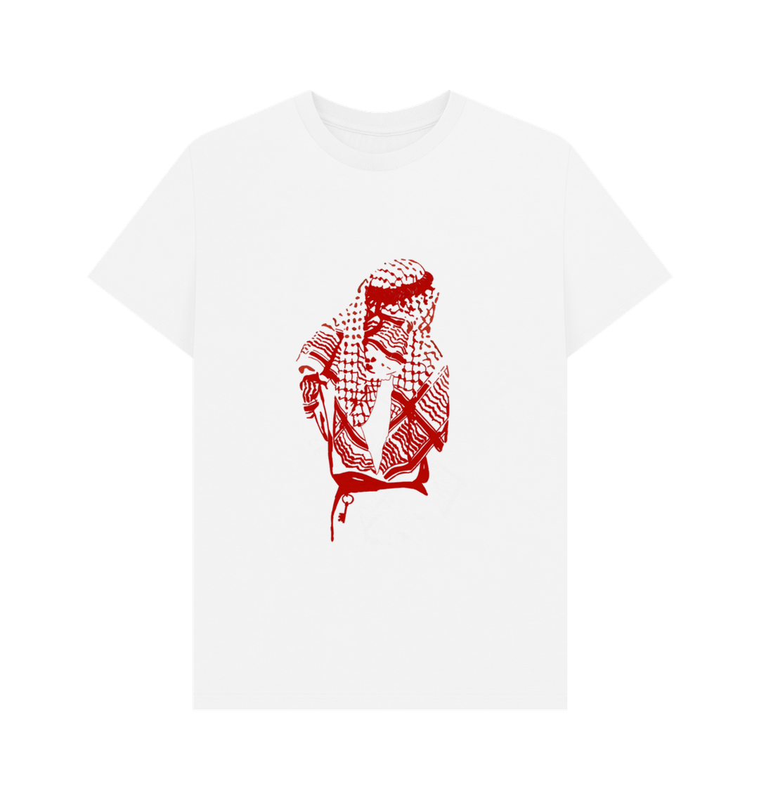 White A'amo Red T-shirt