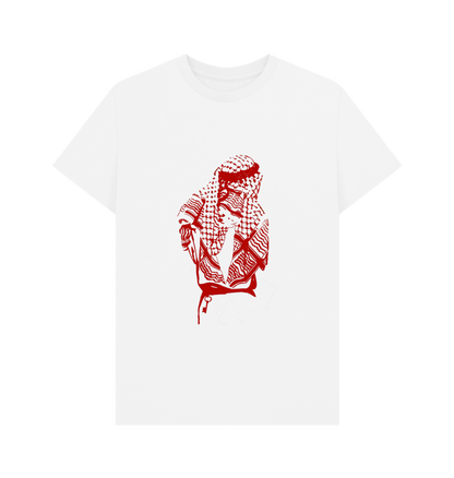 White A'amo Red T-shirt