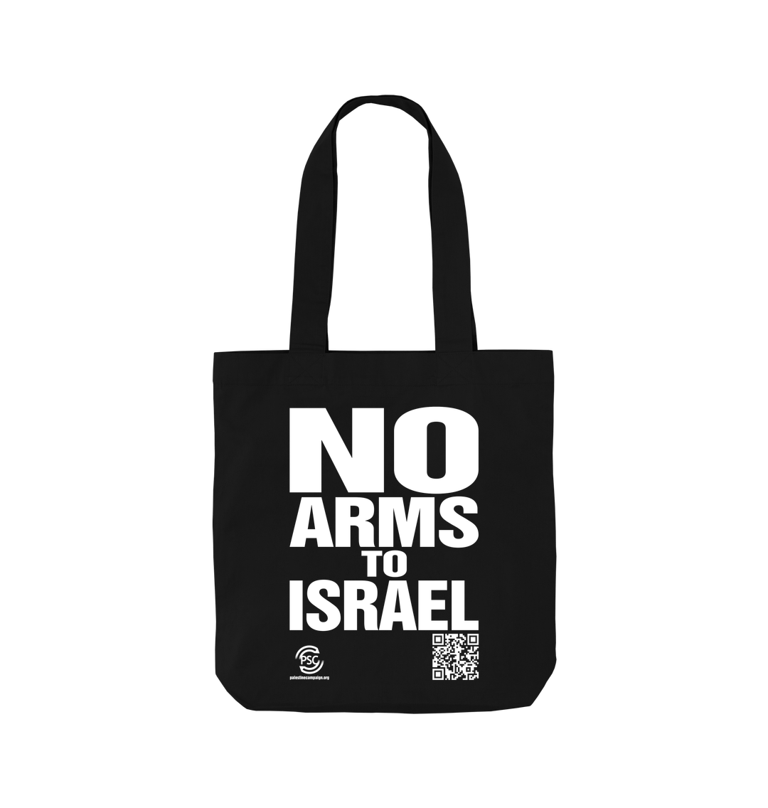 Black No Arms To Israel Black Tote