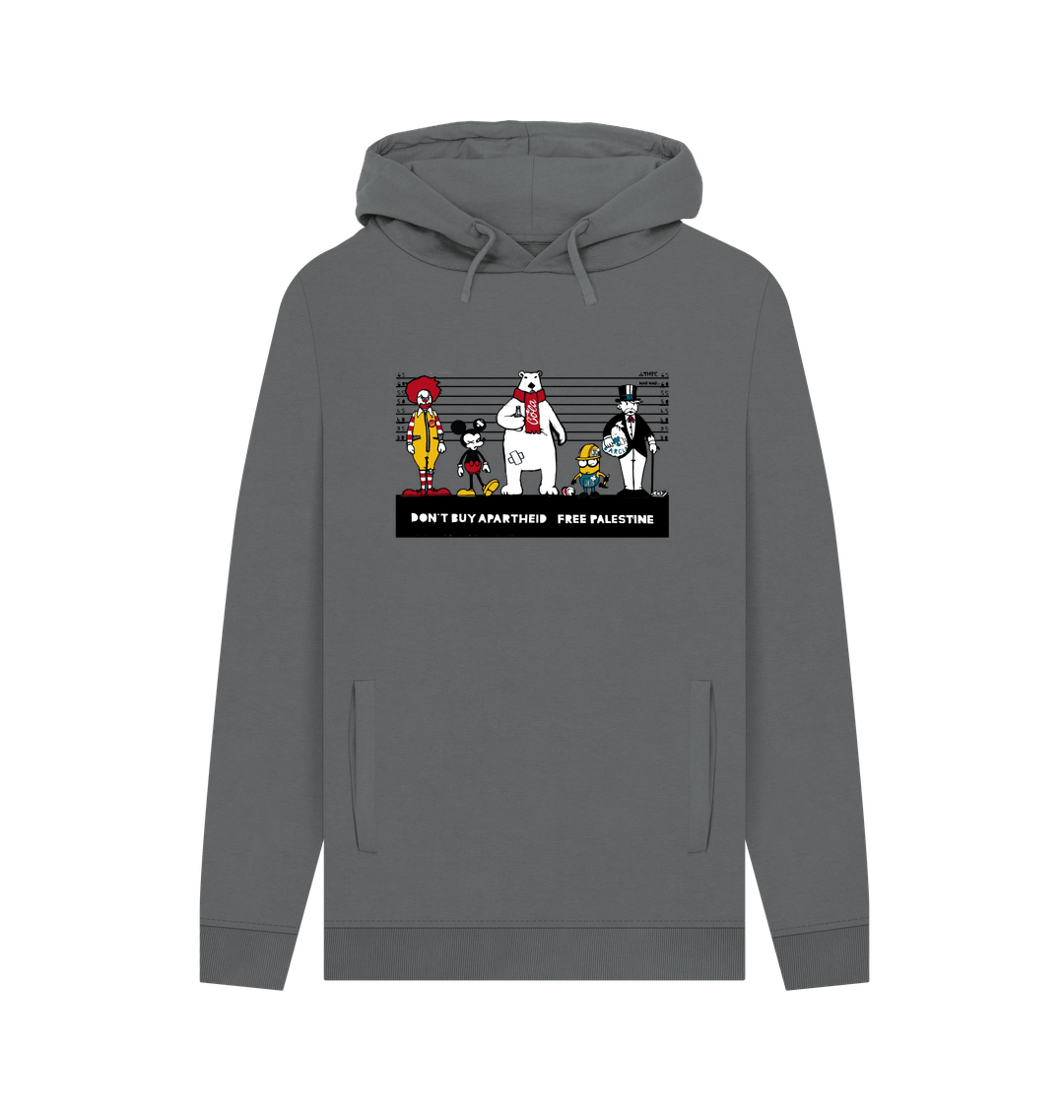 Slate Grey Printed Hoody Front