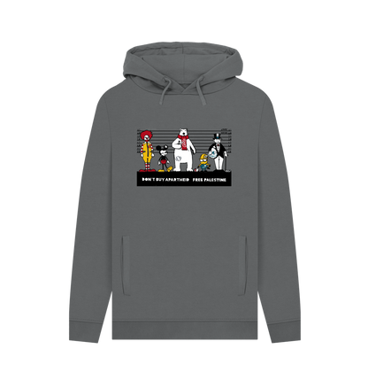 Slate Grey Printed Hoody Front