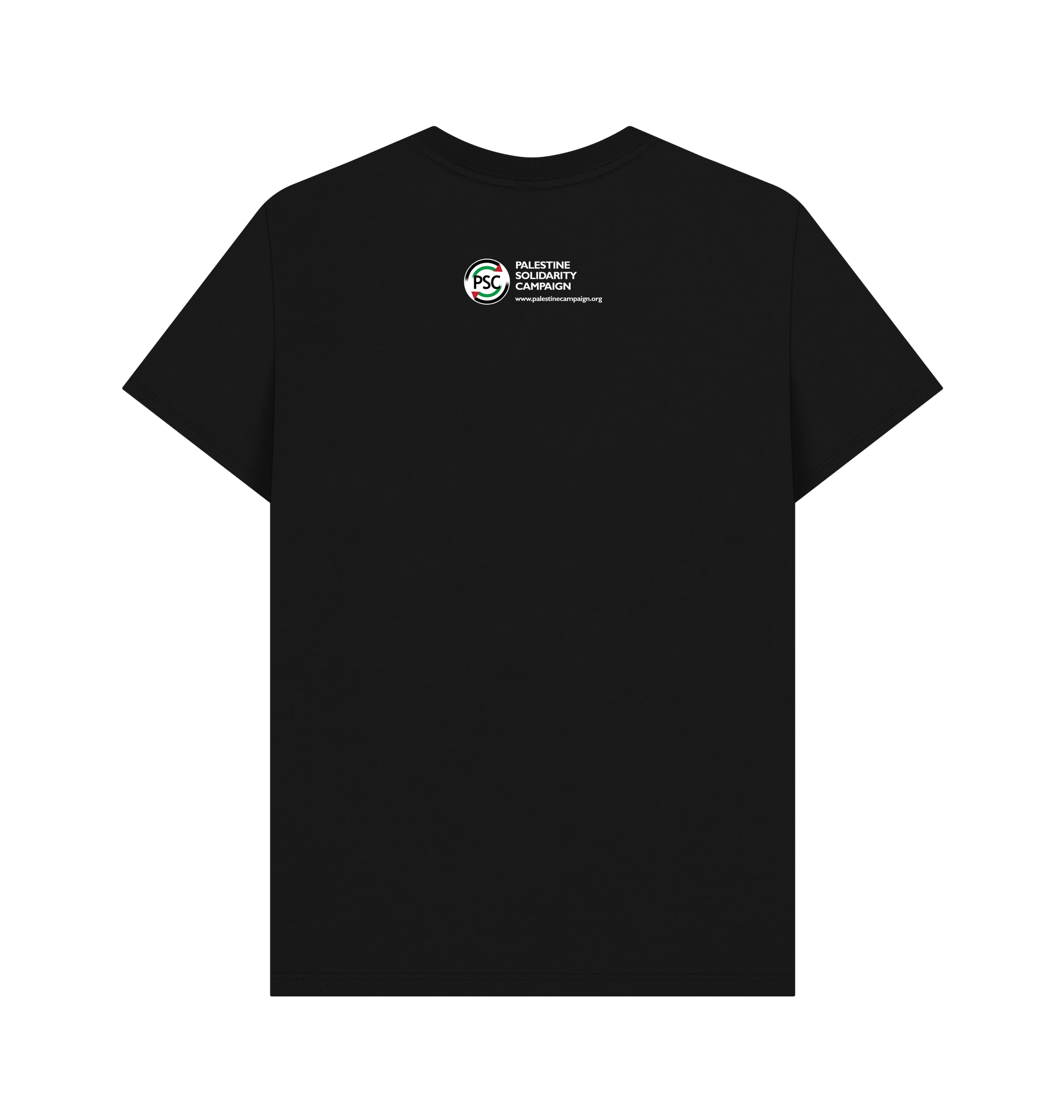 Black Printed T-shirt Back