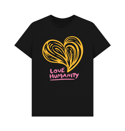 Black Printed T-shirt Front
