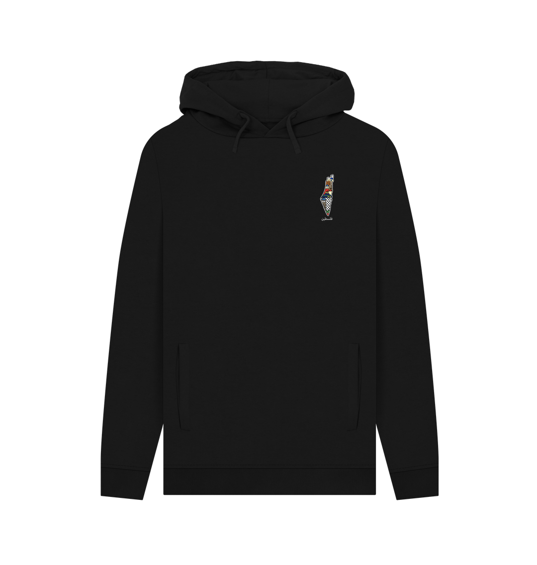 Black Palestine Map - Hoodie