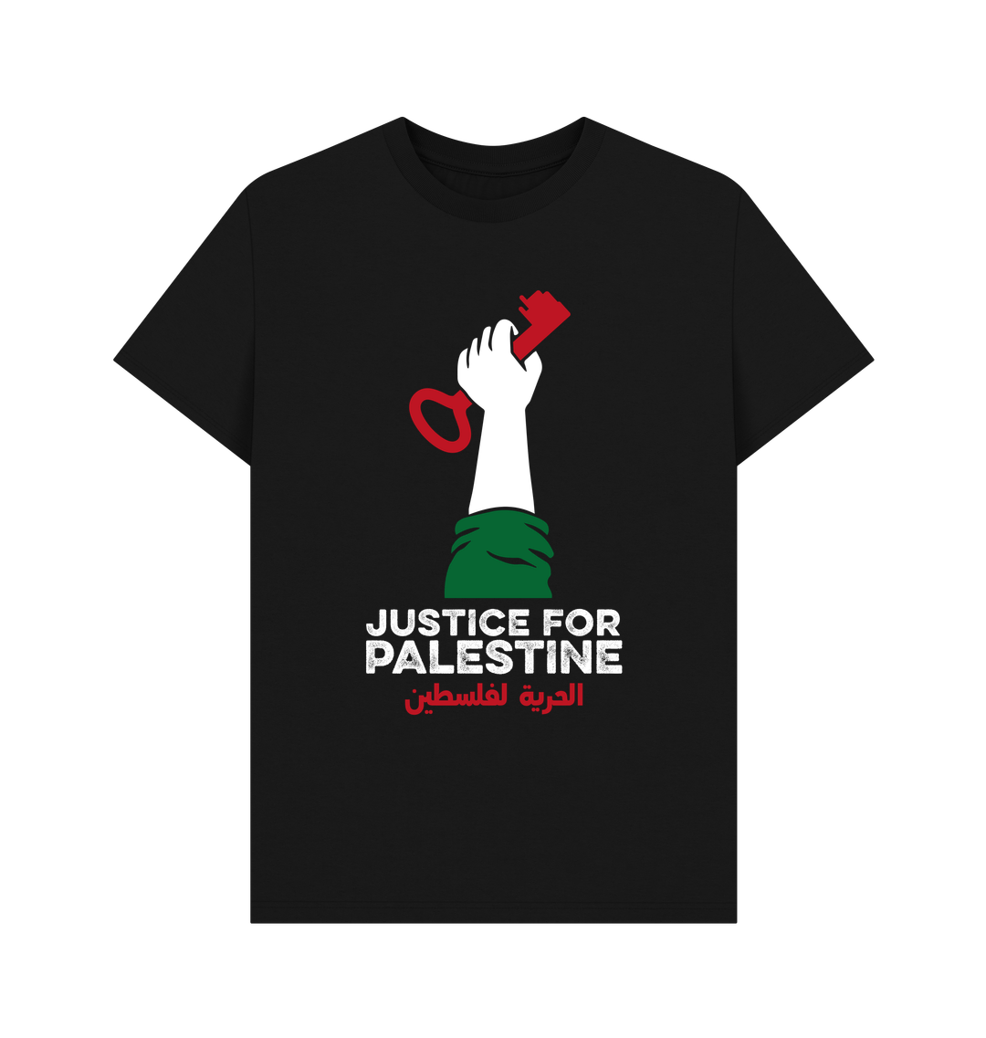 Black Printed T-shirt Front
