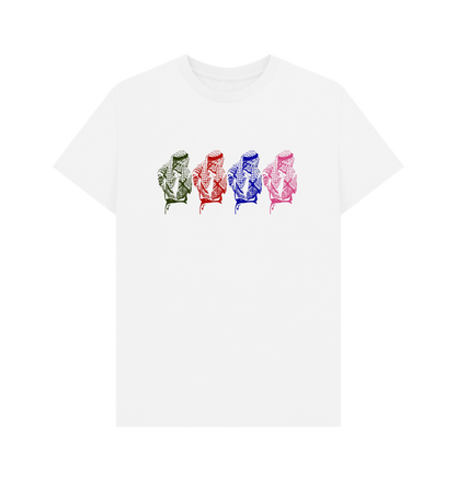 White A'amo Multicolour - T-Shirt