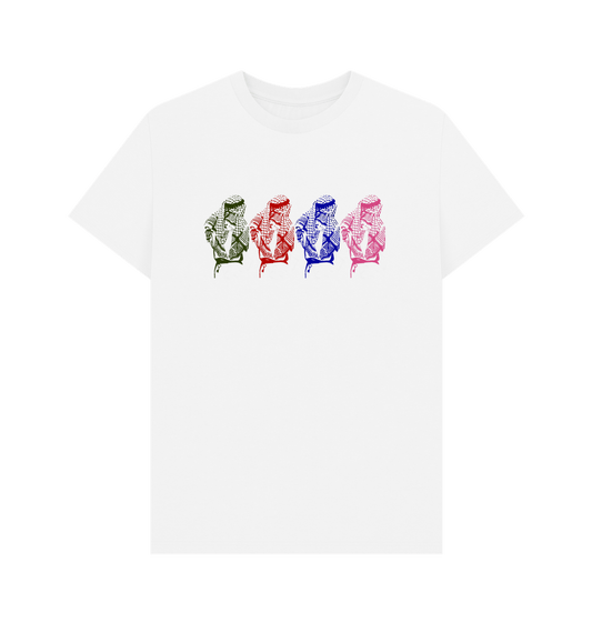 White A'amo Multicolour - T-Shirt