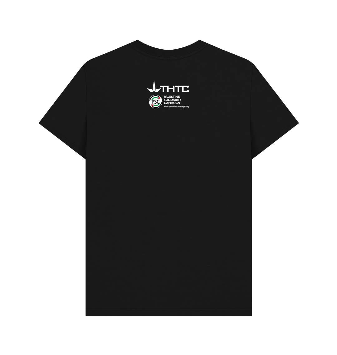 Black Printed T-shirt Back