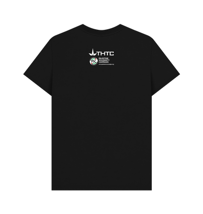 Black Printed T-shirt Back
