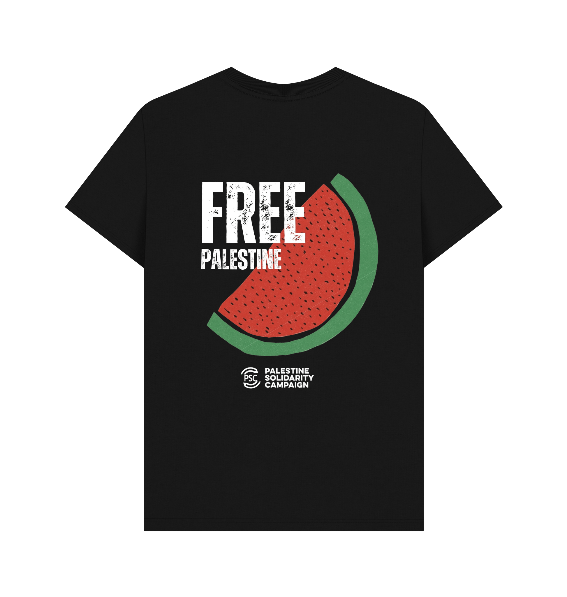 Black Printed T-shirt Back