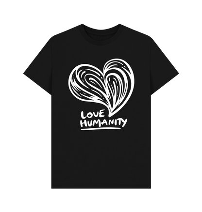 Black Printed T-shirt Front