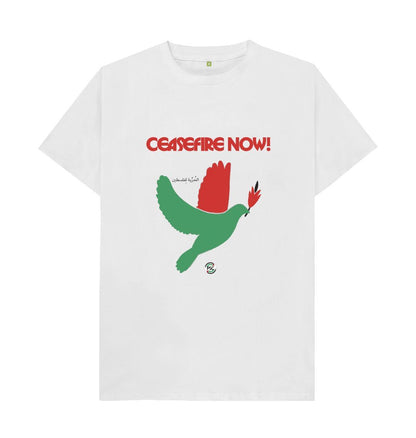 White Ceasefire Now! T-Shirt