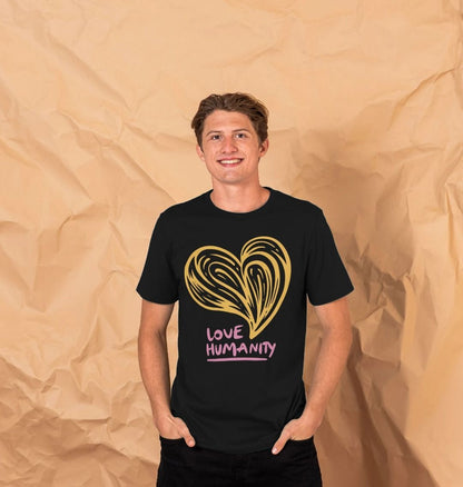 Unisex T-shirt - Love Humanity - Yellow