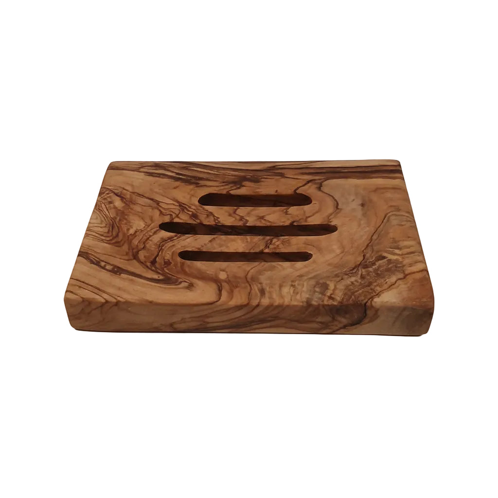 Olive Wood Soap Dish - Rectangular