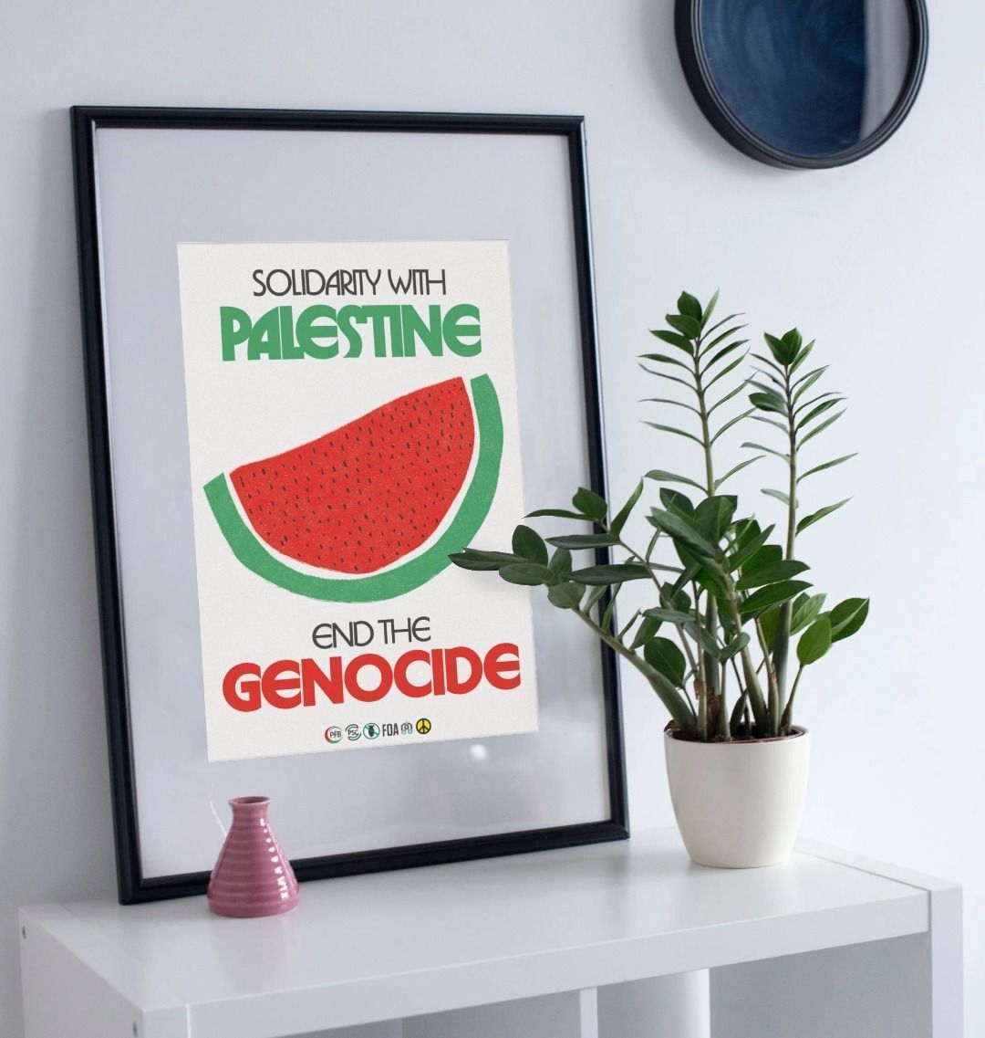 A4 Art Print - Solidarity with Palestine