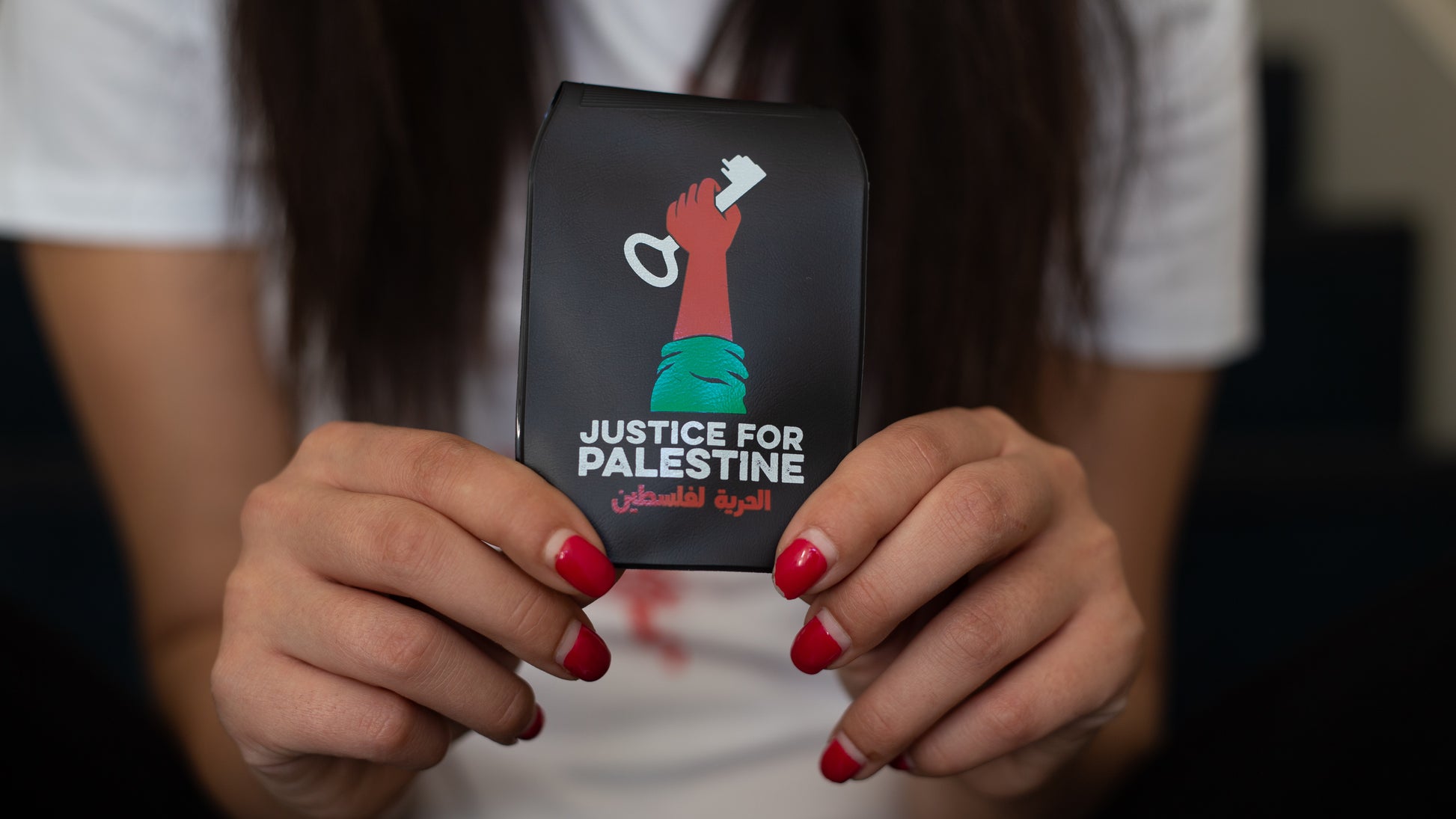 Travelcard Holder 'Justice for Palestine'