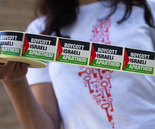 Boycott Israeli Apartheid Stickers