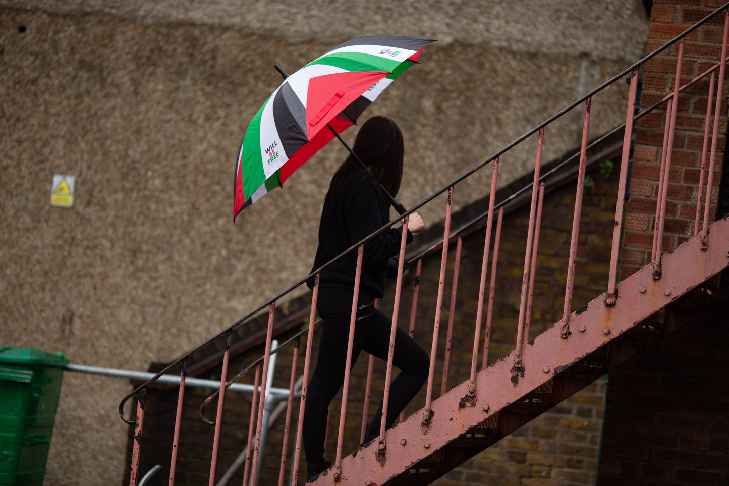 Umbrella 'Palestine Will Be Free'