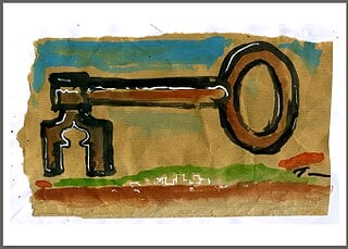 The Key | Palestine (A4 Artist's Print)