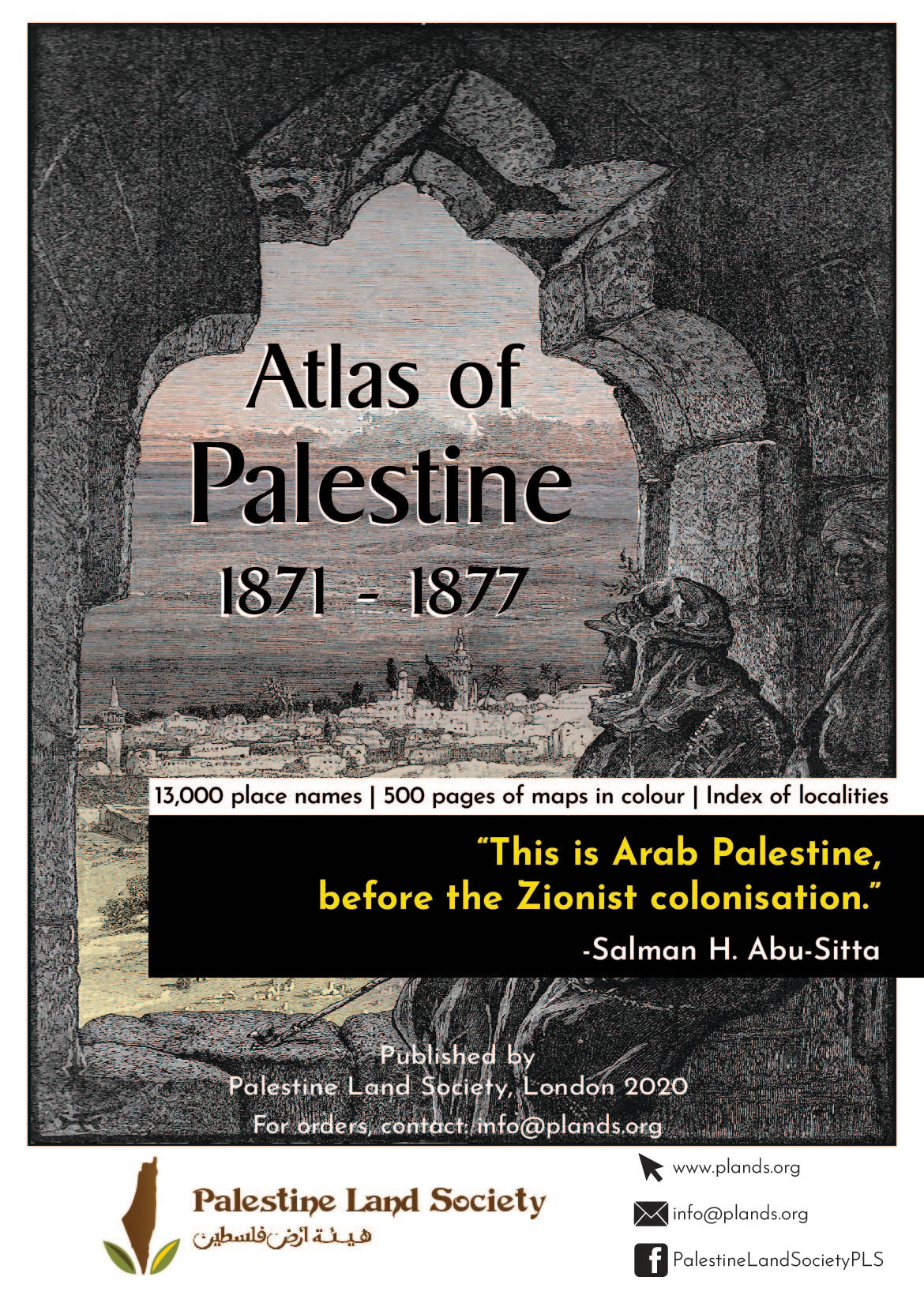 Book. Atlas of Palestine 1871- 1877