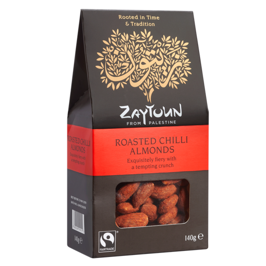 Zaytoun Fairtrade Chili Roasted Almonds